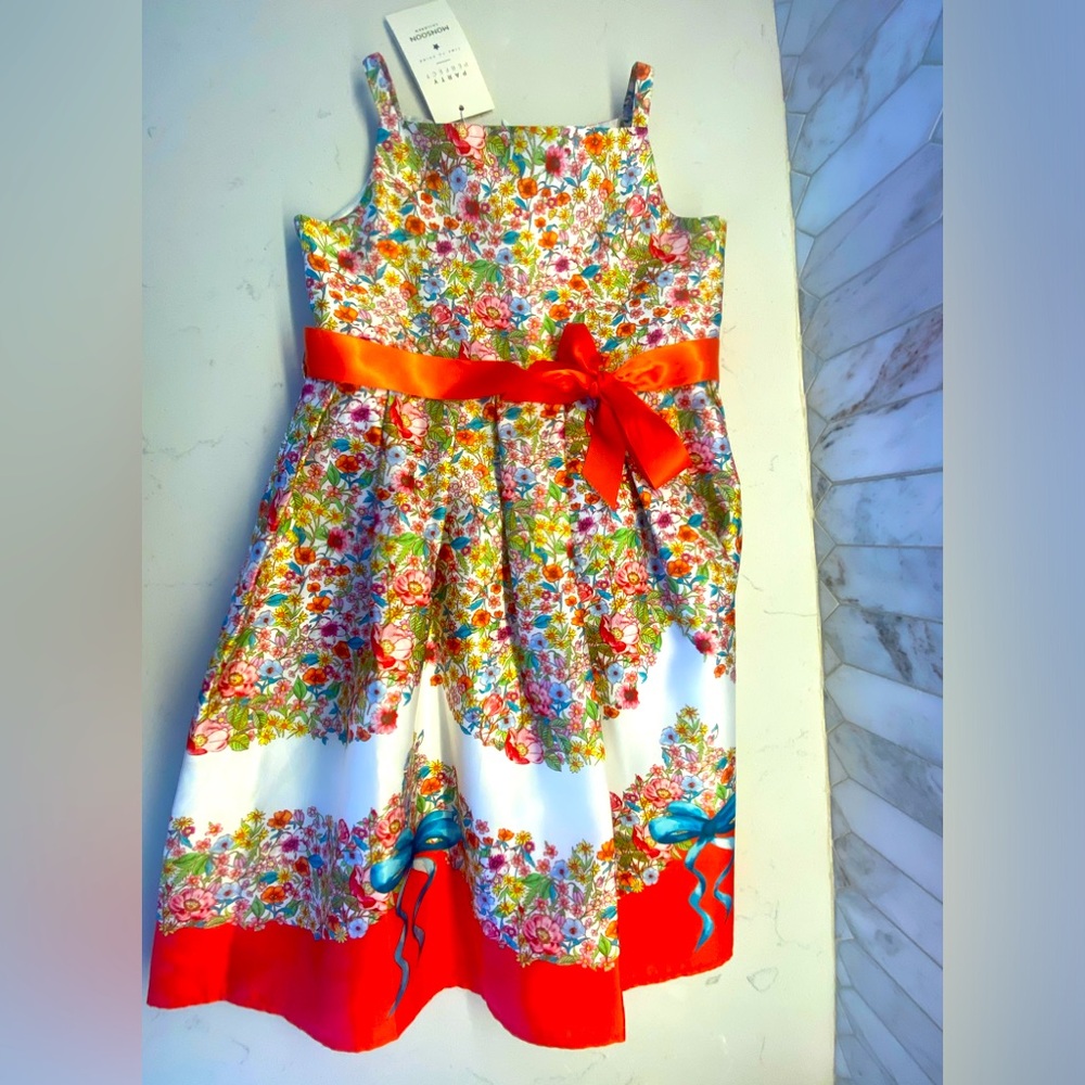 NIB Monsoon London kids Dress 8 yrs old